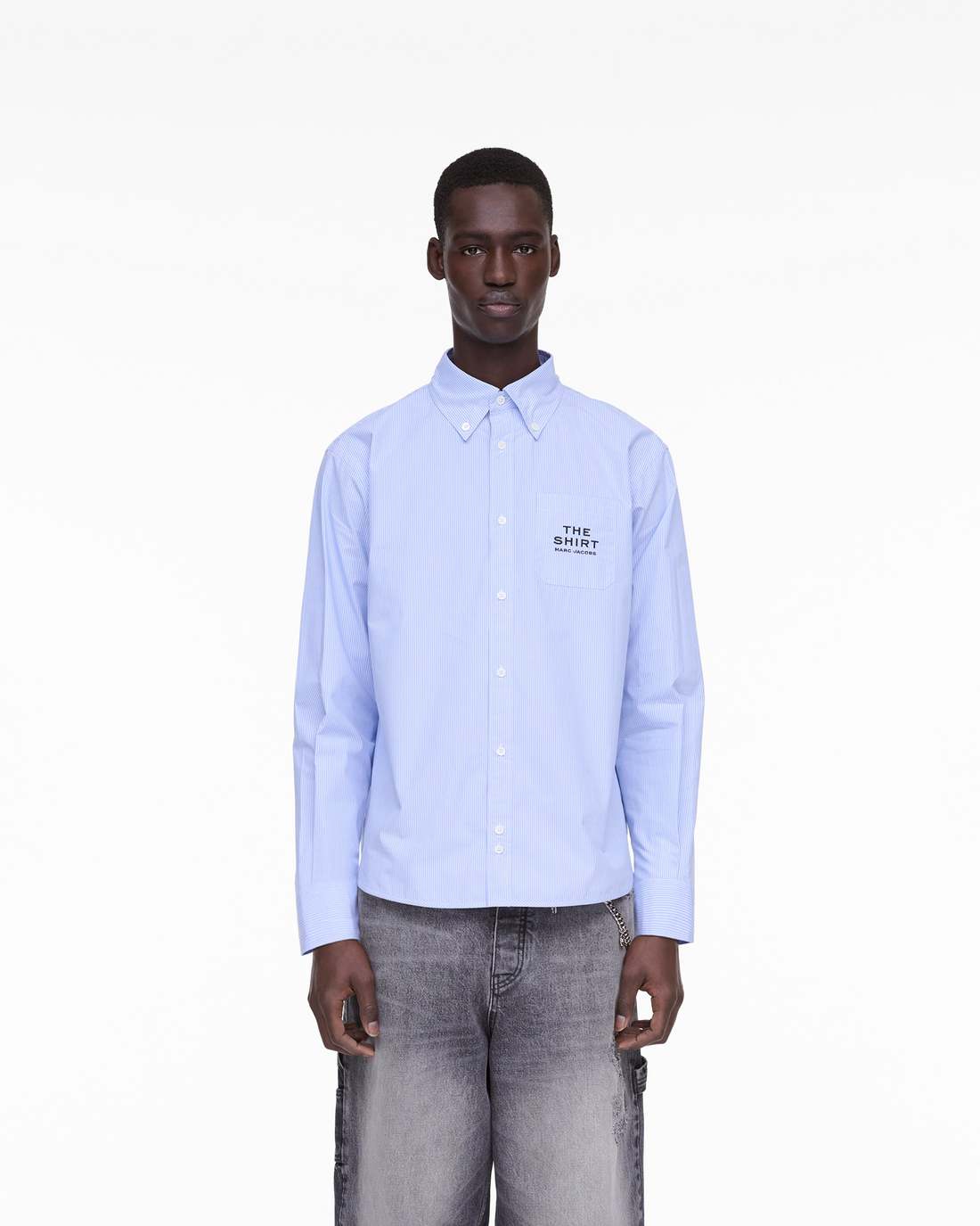 Marc Jacobs THE STRIPED SHIRT Sky Blue