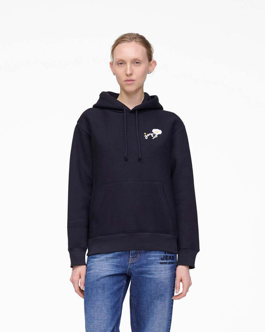 Marc Jacobs Marc Is Joy Daisy Hoodie Black
