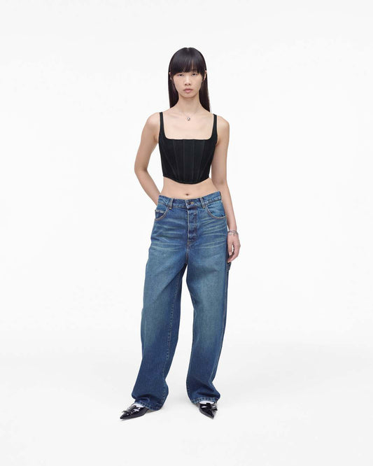 Marc Jacobs The Denim Bustier Black