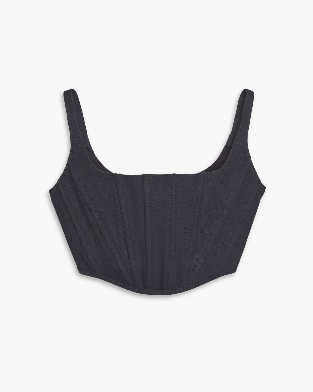 Marc Jacobs The Denim Bustier Black