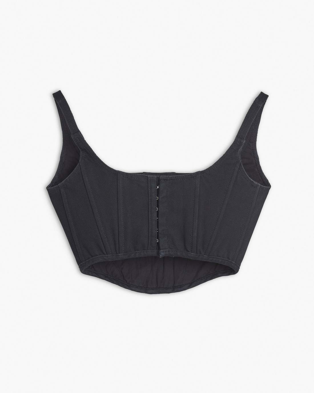 Marc Jacobs The Denim Bustier Black