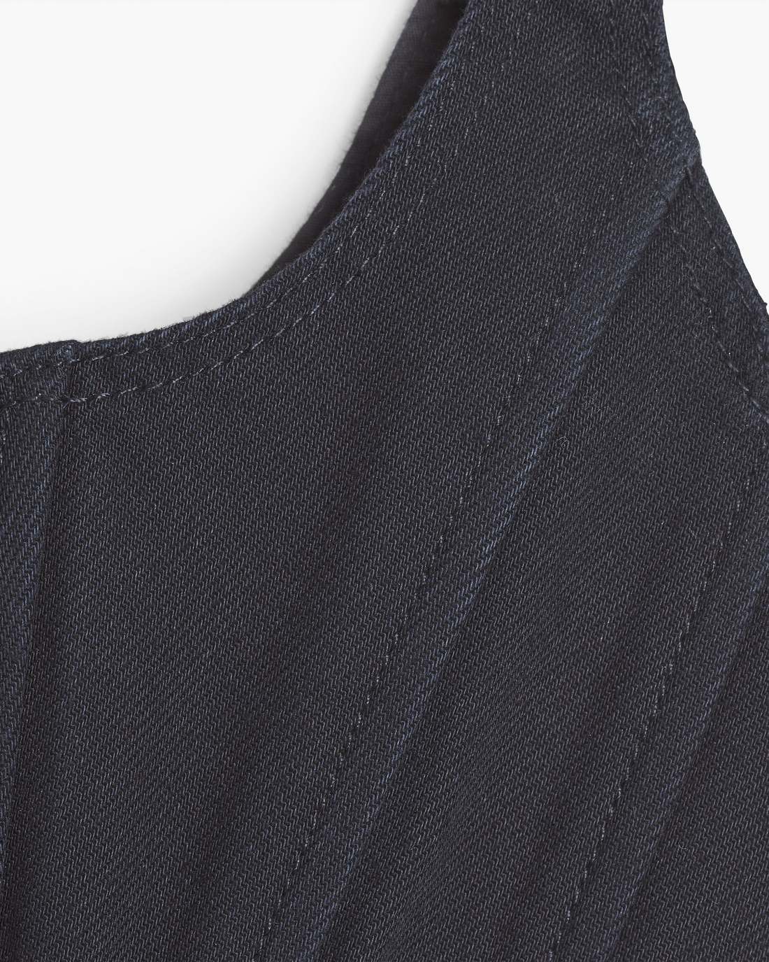 Marc Jacobs The Denim Bustier Black