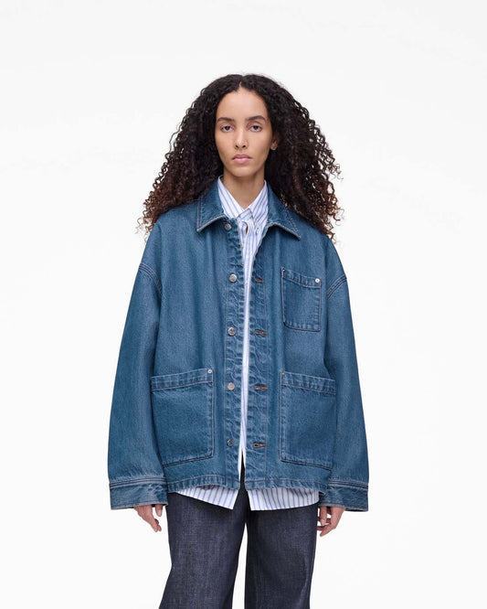 Marc Jacobs The A.P.C. X Marc Jacobs Denim Unisex Jacket Washed Indigo