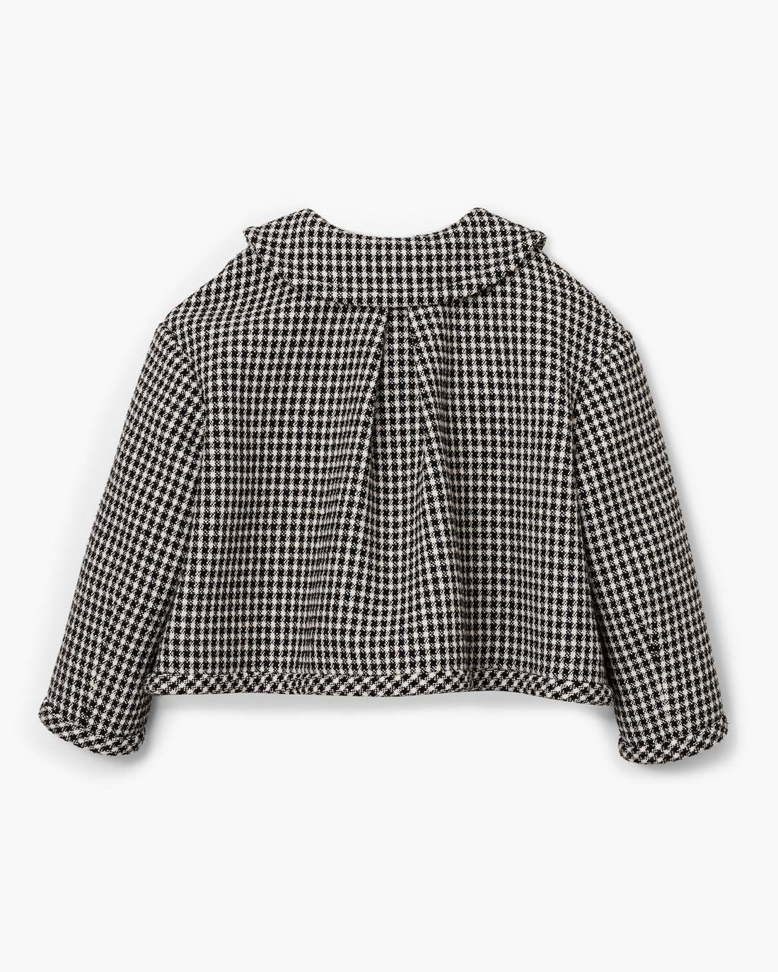 Marc Jacobs Gingham Tweed Jacket Black Multi