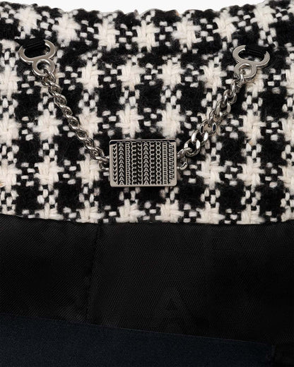 Marc Jacobs Gingham Tweed Jacket Black Multi