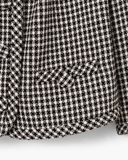 Marc Jacobs Gingham Tweed Jacket Black Multi