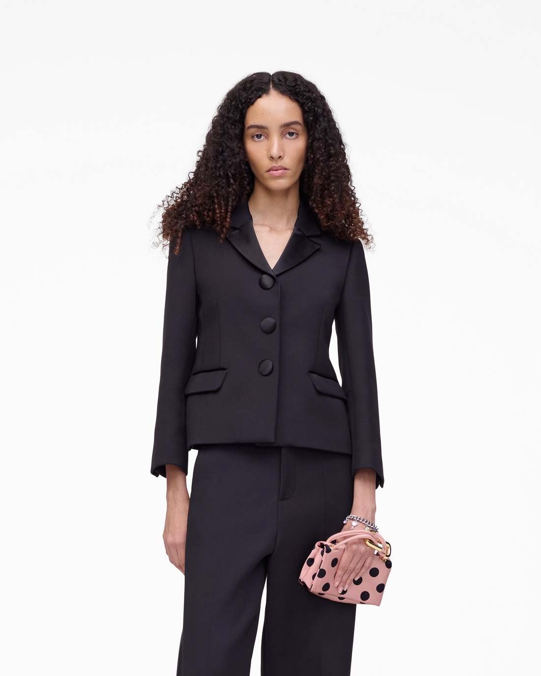 Marc Jacobs TUXEDO SUITING BLAZER Black