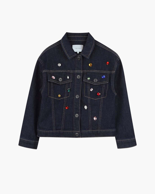 Marc Jacobs The Charm Denim Jacket Blue