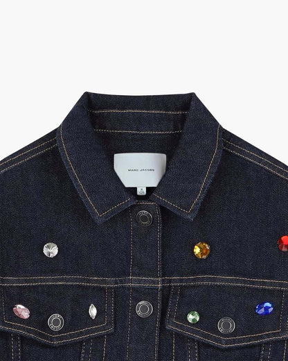 Marc Jacobs The Charm Denim Jacket Blue