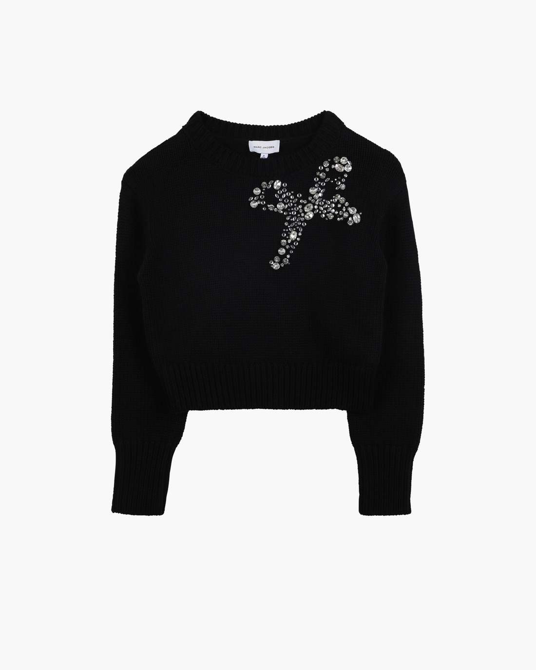 Marc Jacobs The Gem Bow Sweater Black