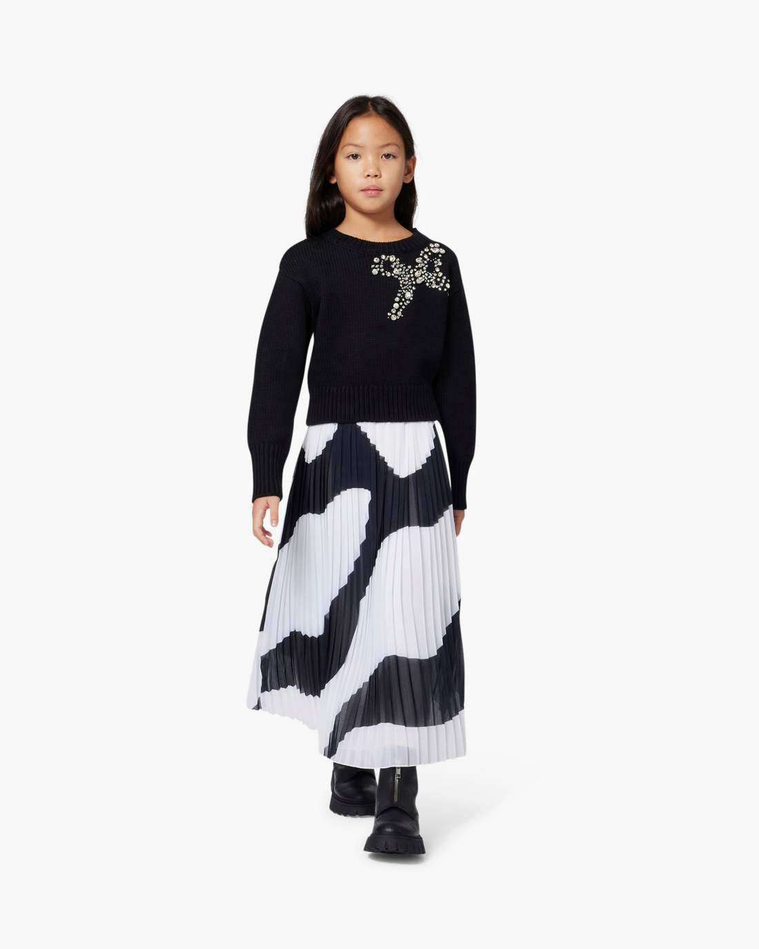 Marc Jacobs The Gem Bow Sweater Black
