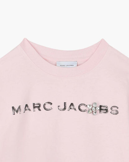 Marc Jacobs The Gem Daisy Logo Tee Pink