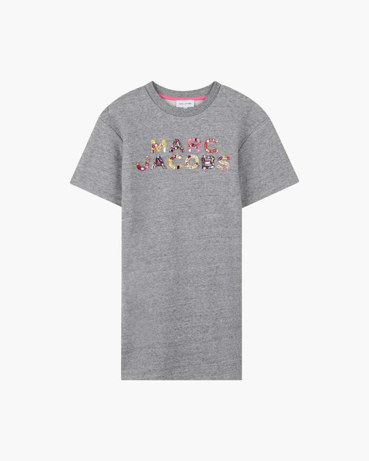 Marc Jacobs The Gem Logo Dress Grey