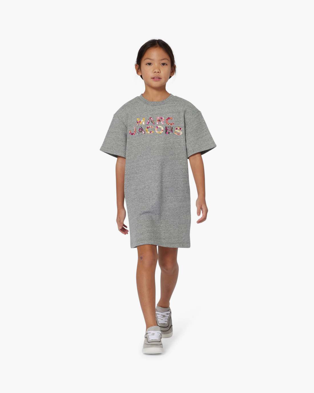 Marc Jacobs The Gem Logo Dress Grey