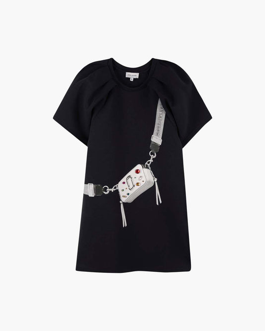 Marc Jacobs The Trompe Loeil Snapshot Dress Navy