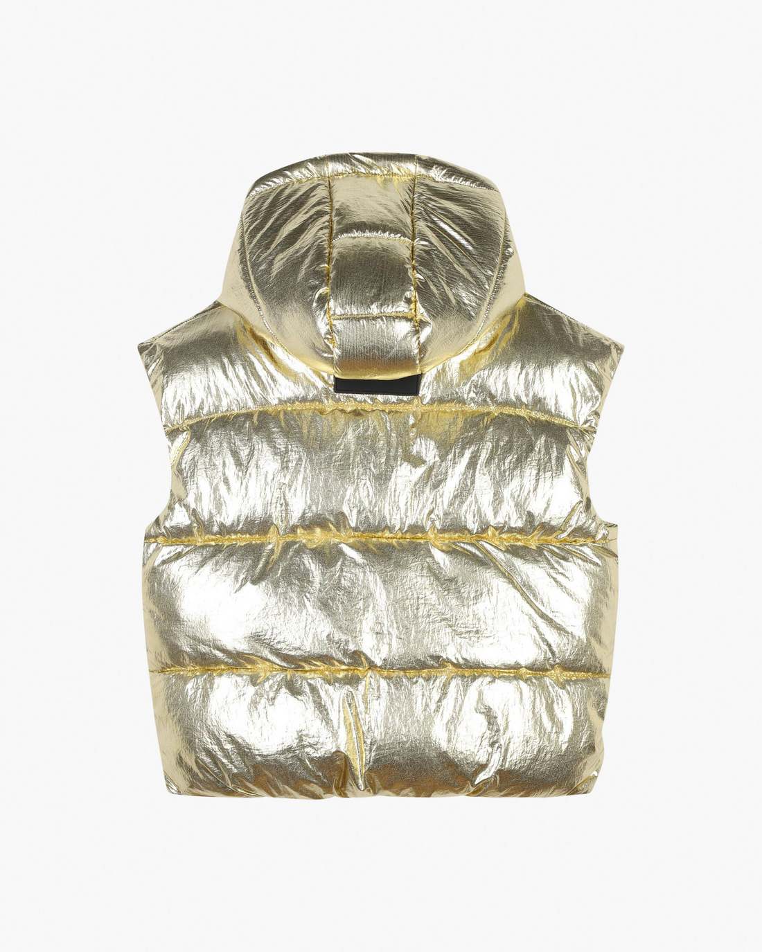 Marc Jacobs The Metallic Puffer Vest Gold