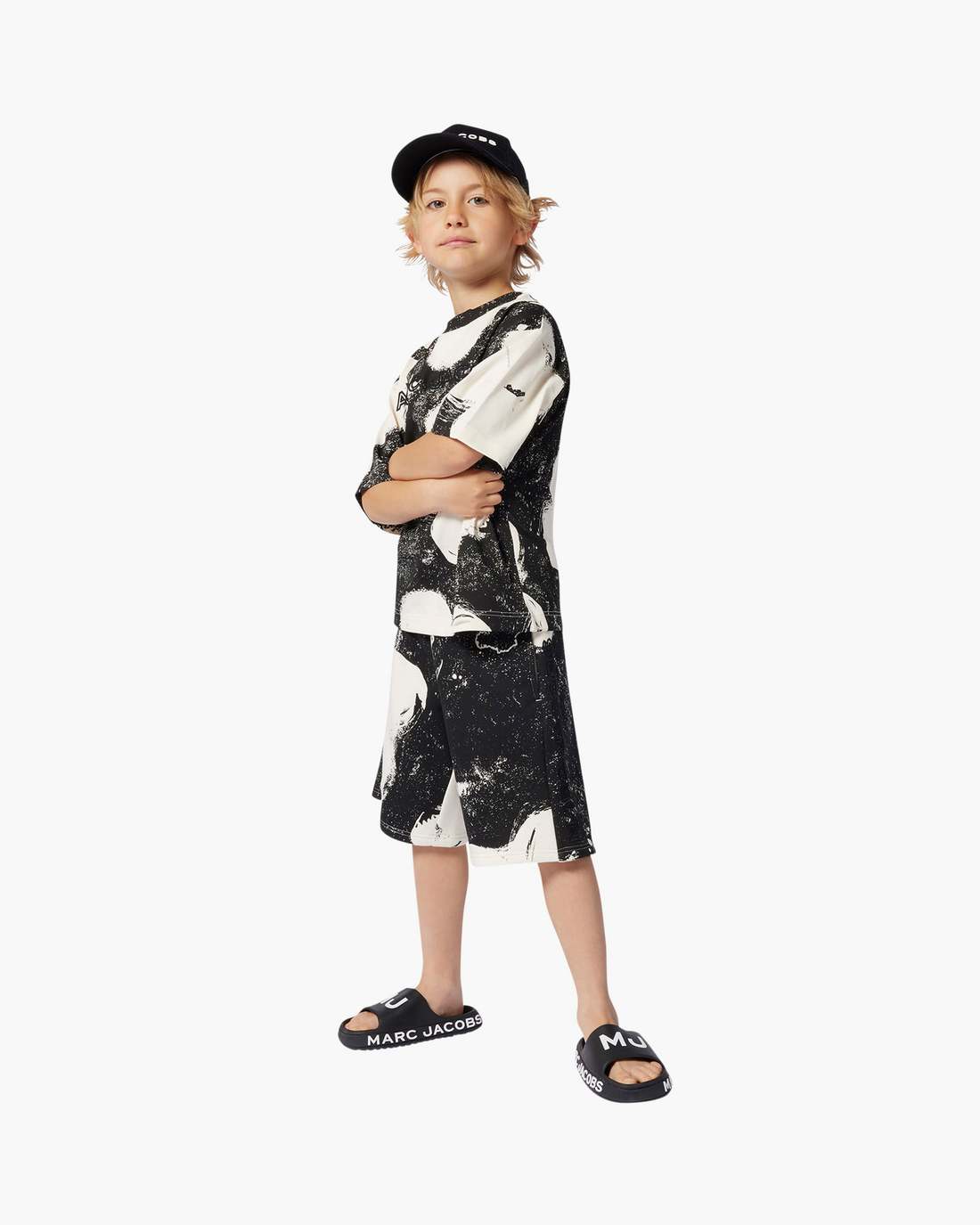 Marc Jacobs The Daisy Sweatshort Black/White