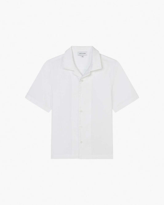 Marc Jacobs The Jumbled Monogram Logo Short Sleeve Shirt White