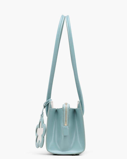 Marc Jacobs The Glam Mirror Satchel Sky Blue